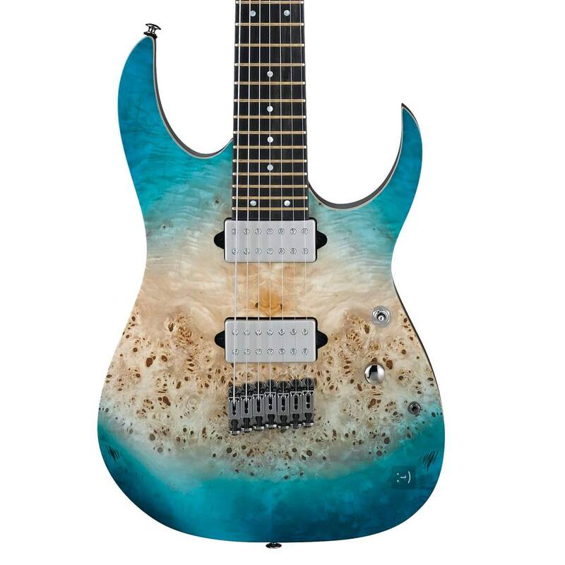 Guitarra 7 cordas ibanez rg-1127pbfx-cif w com bag - Baixo